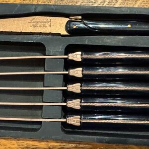 Laguiole copper steak knives